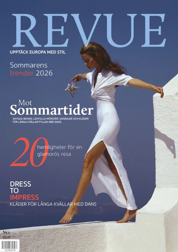 Revue — blått omslag, separat uppgift